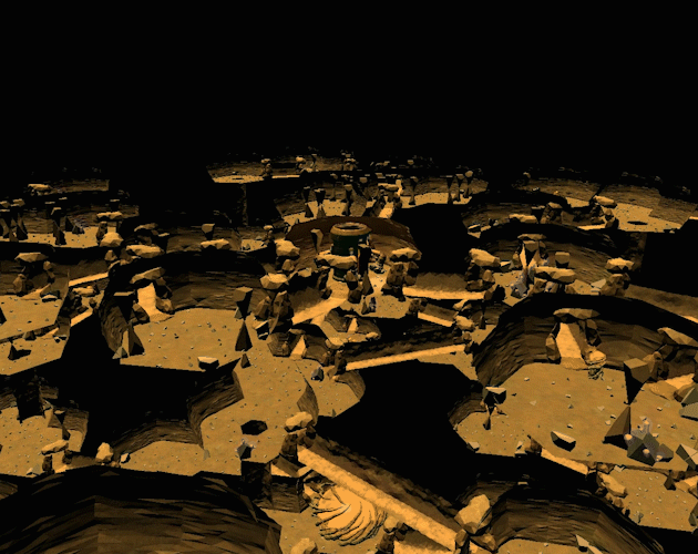 Procedural cave generation
