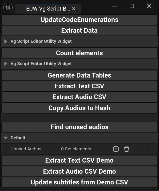 VGscript